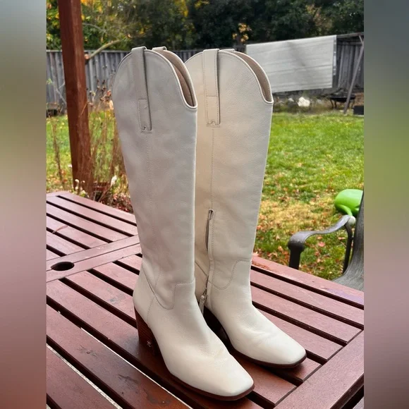 Sam Edelman Britten western cowboy boots size 7.5 - Picture 3 of 14